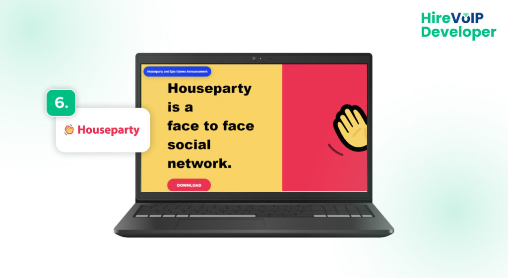 Houseparty-app banner